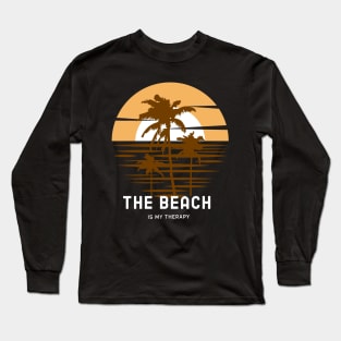 The Beach is my Therapy Long Sleeve T-Shirt